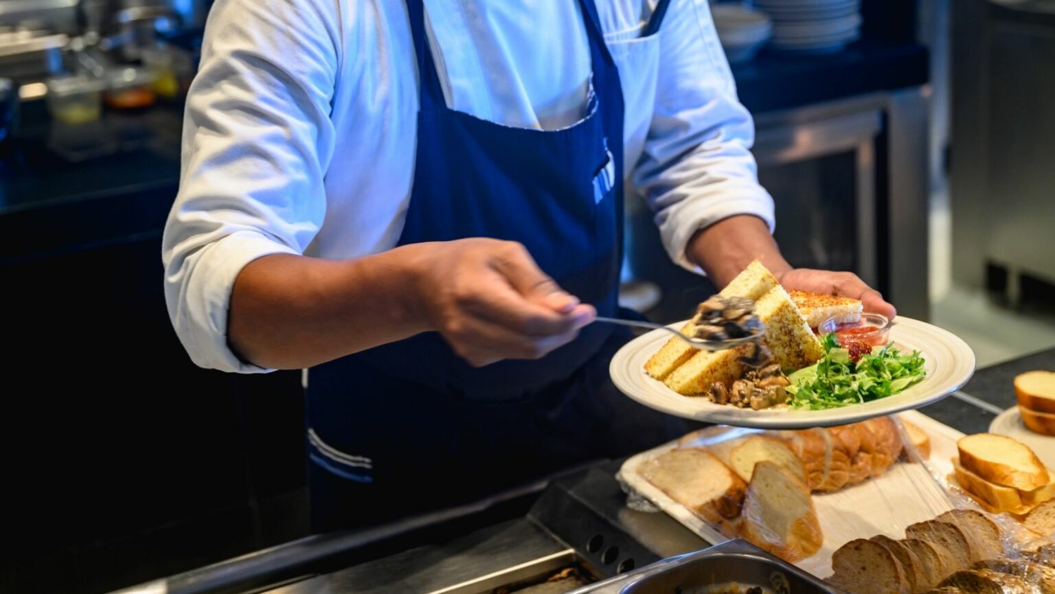 What time does Panera start serving lunch? JustALittleBite