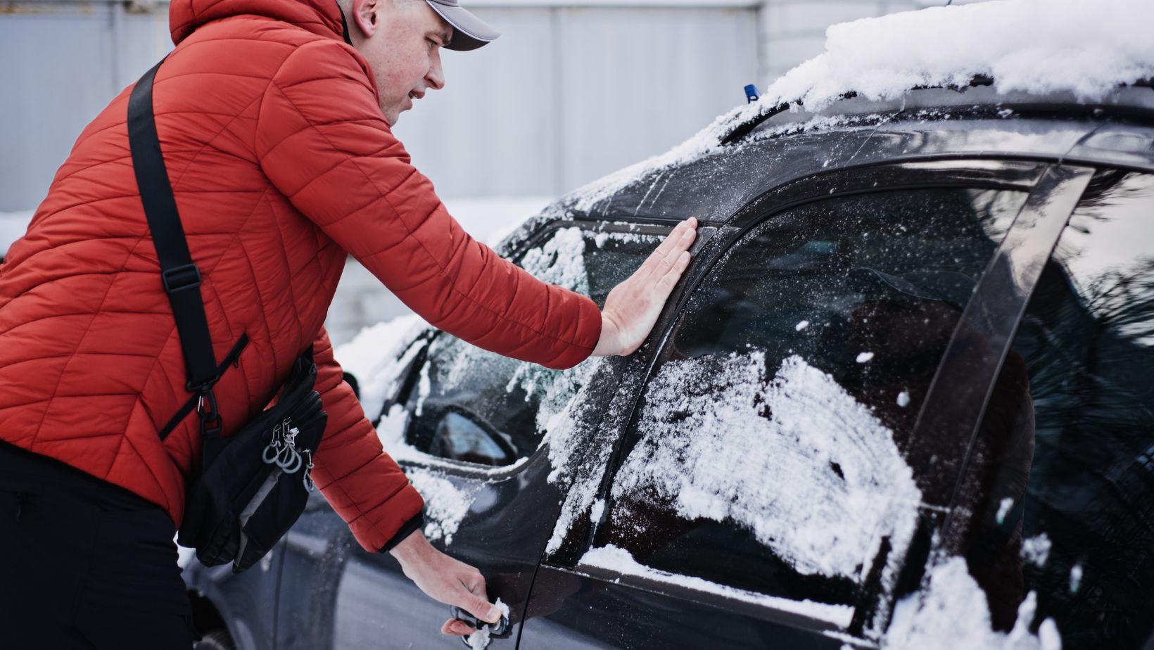 how to open a car door that is stuck shut