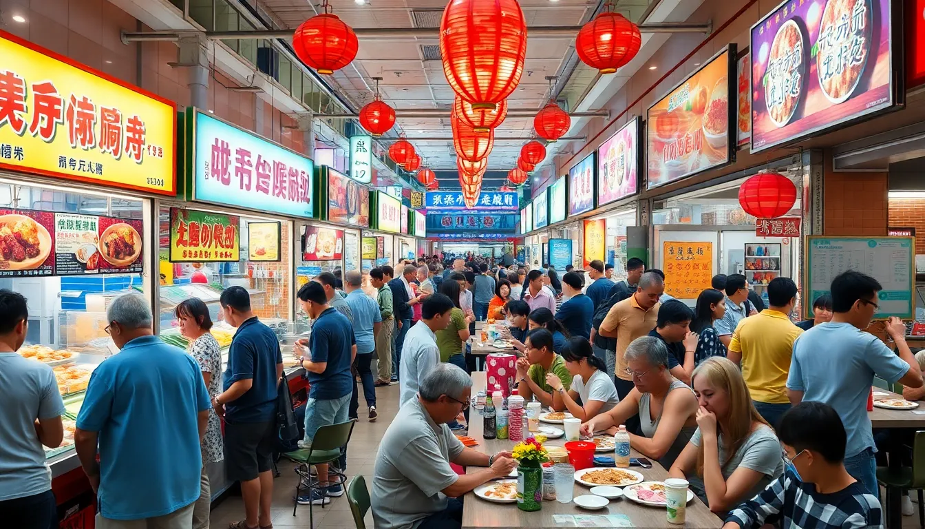 new world mall food court