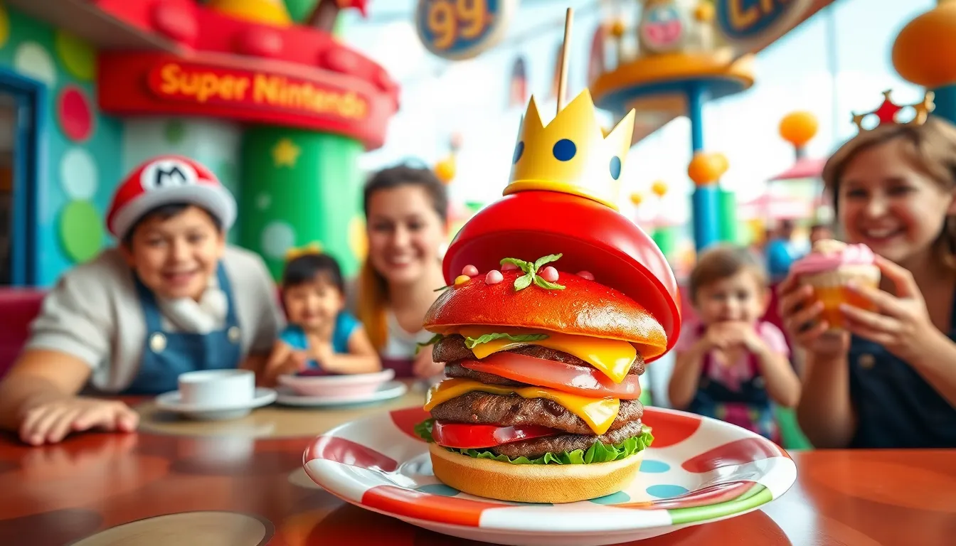 super nintendo world food